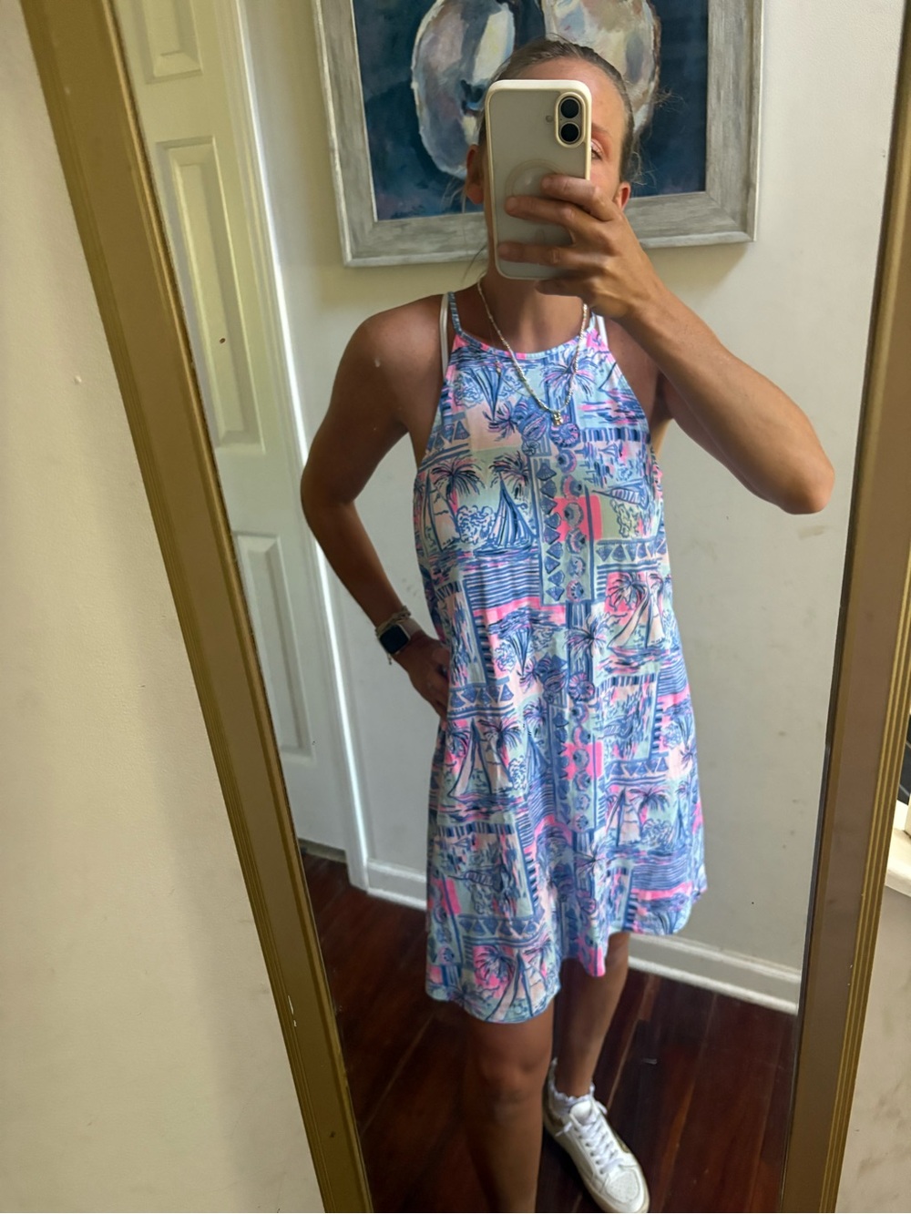 Lilly Pulitzer Blue Pink Print dress